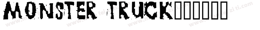 MONSTER TRUCK字体转换